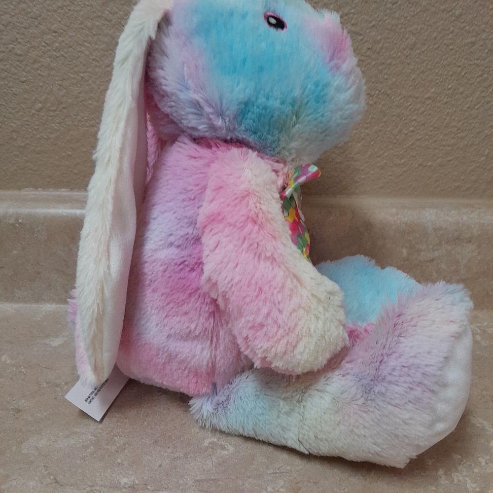 Rainbow Bunny with Bow NWT Size:18" Greenbrier International - Picture 3 of 7